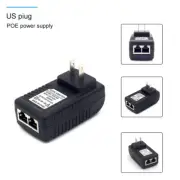 24V 1A PoE Injector Power Over Ethernet Adapter for 802.3af IP Phone WLAN AP
