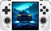 Whatsko Powkiddy RGB30 Game Konsole mit 16G+64G,RK3566 ARM Quad-core 1.8GHz CPU,Open-Source Pocket Video Console 4.0 Zoll IPS Bildschirm Unterstützung WiFi5G/Bluetooth/HDMI (Weiß)