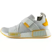 adidas NMD_R1 Strap Women's Shoes White Collegiate Gold Sneakers Size 7.5 HP2360