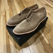 Alden X JCrew D1630C Tan Suede Split Toe Blucher Size 11