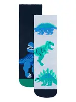 Kids Underworks 2Pk Novelty Slipper Socks