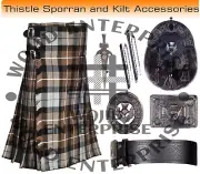 Scottish Traditional GRAHAM OF MONTROSE tartan KILT & Accessories for Men's