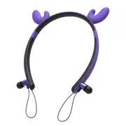 Zw29A Cartoon Antlers Shape Stereo Head-Mounted Magnet Bluetooth Earphone