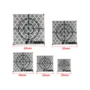 100PCS 20/30/40/50/60MM White Reflector Sheet Reflective Target For Trimble