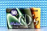 MAXELL METAL CD'S 50 VS. II TYPE IV BLANK CASSETTE TAPE (1) (SEALED)