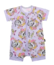 New BONDS Lilac Elephant Romper WONDERSUIT SIZE 00