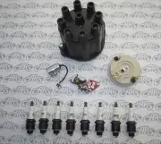 1957-1958 Buick Ignition Tune-Up Kit. Cap Rotor Points Condenser & 8 Delco Plugs