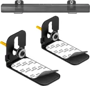 Sound Bar Mounts Universal Soundbar Wall Mount Bracket Kit for Most Black