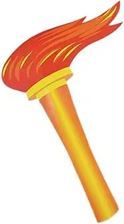 DECHOUS O-lympic Torch Prop Paperboard Torch Fake Realistic Decoration for School Sports Competitions Medieval Luau Themed Party Decors