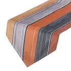 Table Runner 108" x 13", Retro Table Runner, Orange & Grey