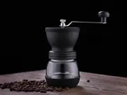 Manual Coffee Grinder With Adjustable Settings, Portable Conical Burr Grinder...