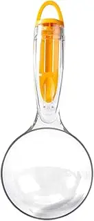 Dog Spoon - Easy to Scoop Dog Food Measuring Cup with Sealing Clip - 200ml Reusable Clear Pet Feeding & Watering Supplies Ergonomic for Christmas Birthdays Easter Halloween