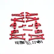 MJX 1/16 Metal H16 16207 16208 16209 Upgrade RC Car Parts Steering Cup Arm Kit Red