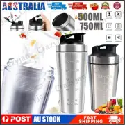 Stainless Steel Multi Purpose Workout Gym Protein Mixer Drink Shaker Bottle Cup