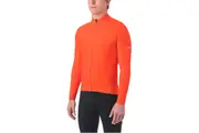Giro Mens Chrono Thermal l/sl Jersey - Vermillion