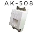 網路 銜接片 AK-508卡式小面板 CAT.5E 資訊插座轉換蓋 小卡板 卡式面板轉換蓋 蓋板