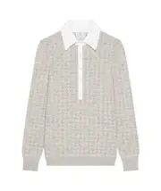 Givenchy Monogram-Detailed Slim-Fit Shirt S,XS,M light brown