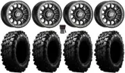 Sedona Sano Bdlk 15x7 Wheels Bk 32" Carnivore Tires RZR XP 1000 / PRO XP
