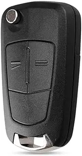 TPHJRM 2 Buttons Flip Folding Key Shell Case,for Opel Corsa d 2008