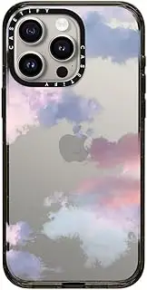 CASETiFY Impact Case for iPhone 15 Pro Max [4X Military Grade Drop Tested / 8.2ft Drop Protection] - Cloud Prints - Clouds - Clear Black