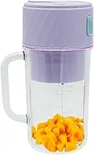 Rechargeable Blender Portable, Electric Juicer Cup Portable Blender, Multifunctional Mixer with Straw, Leak-Proof Blending Machine for Women, Men, Athletes