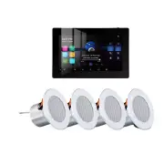 Bluetooth Wall Amplifier Ceiling Speaker 25W Stereo Home Theater Sound System.