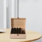 Wooden Essential Oil Storage Box Essential Oil Bottle Holder for Table Women