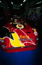 Eric van de Poele Marc Goossens Eric Bachelart Racing for Belgium - Old Photo 2