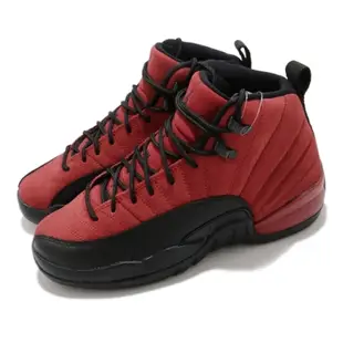 Nike 籃球鞋 Air Jordan 12 Retro 女鞋 經典款 喬丹12代 麂皮 大童 穿搭 黑 紅 153265602