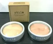 STILA ILLUMINATING FINISHING PRESSED POWDER IN GOLD OR ROSE GOLD NEW PRODUCTS!