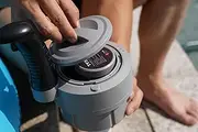 NBJIALIN Motorized Pool Thruster for Inflatable River Tube Float - Electric Pool Floater Propeller Accessories Motorized Pool Propeller for River Run Tubes Floating