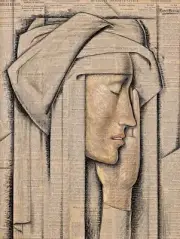 Alfredo Ramos Martínez : Cabeza de Monja : Archival Quality Art Print