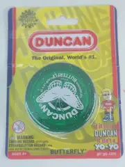 DUNCAN--GREEN BUTTERFLY YO YO NEW in Package