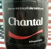 Share A Coke Zero With Chantal 2017 Limited Edition Coca Cola Bottle