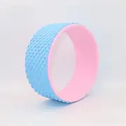 Wheel Roller 13″ Body Curve/Auxiliary Yoga/Balance/Blood Circulation/Back/Physical Toughness (LightPink-Blue)