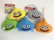 Round One Limited Dragon Quest Slime Plush Stuffed Keychain 5 Kinds Complete Set