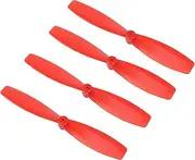 BQLZR Red Propeller Props for RC Model Boat 2.17" Length 0.04" Hole Spacing Pack of 4