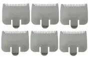 6 Wahl Professional Color Coded Clipper Guide Comb Attachment #1/2, 1/16", 1.5mm