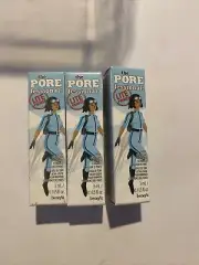 Benefit The Porefessional PORE Lite Primer Mini Travel Size .1 oz/3ml Lot 3