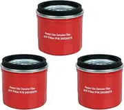 29539579 Transmission Filter For Allison 1000 2000 2400 Transmissions. Compatible with 01-19 Chevy Silverado/GMC Sierra 2500HD, 03-09 Chevrolet Kodiak/GMC Topkick C4500 C5500 6.6L Duramax (Set of 3)