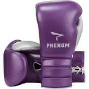Phenom Boxing SG-202 Metallic Purple/Silver Lace Sparring Gloves