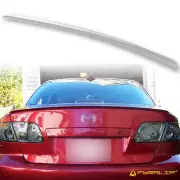 Fyralip Y22 Painted 25H Silver Metallic Trunk Lip Spoiler For Mazda 6 GG Sedan (for: Mazda)