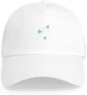 [CafePress] Snowflake Swirls Adjustable Baseball Cap