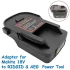 Battery Adapter Converter for Makita 18V to for RIDGID & AEG 18V Power Tool New