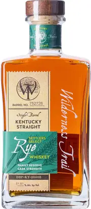 Wilderness Trail Barrel No. 752726 Rye Whiskey 700ml