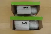 2 X RAB LFLED8YW 8W White Floodlights, Warm Light (3000K)