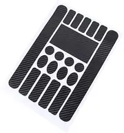 KICHOUSE Carbon Fibre Chainstay Frame Protector Set Self Adhesive Vinyl Bike Sticker for Easy to Apply Black Cast Vinyl for Complex Frame Contours