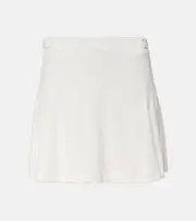 [The Upside] The Upside Pasadena Cher pleated cotton miniskirt AU 8 white
