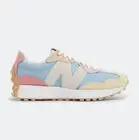 New Balance Womens 327 Light Indigo Multi Color Size 7 7.5 WS327UB Rain Cloud