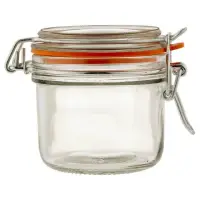 在飛比找momo購物網優惠-【Anchor】扣式玻璃密封罐 橘220ml(保鮮罐 咖啡罐